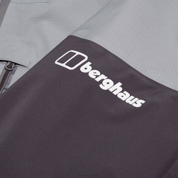 Berghaus moški mtn guide alpine pro jakna 6JTH41 oblačila siva