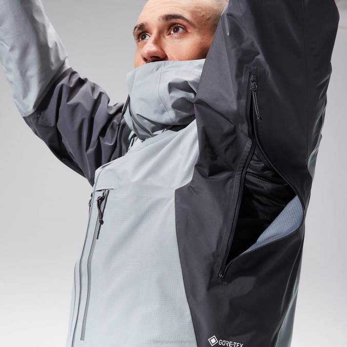 Berghaus moški mtn guide alpine pro jakna 6JTH41 oblačila siva