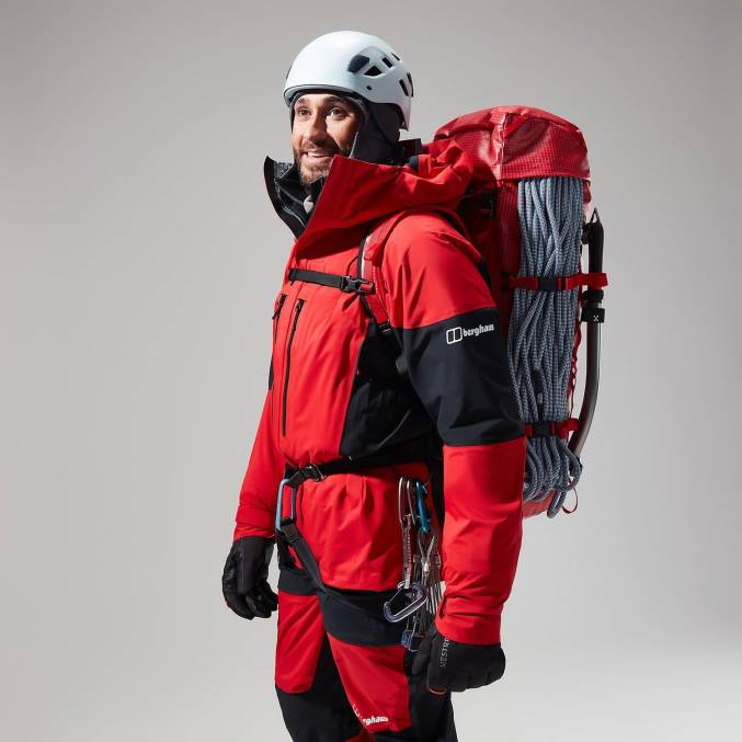 Berghaus moški mtn vodnik gtx pro jakna 6JTH24 oblačila goji berry/jet black