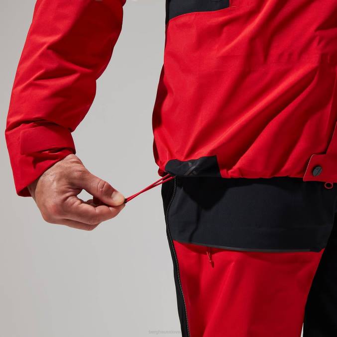 Berghaus moški mtn vodnik gtx pro jakna 6JTH24 oblačila goji berry/jet black