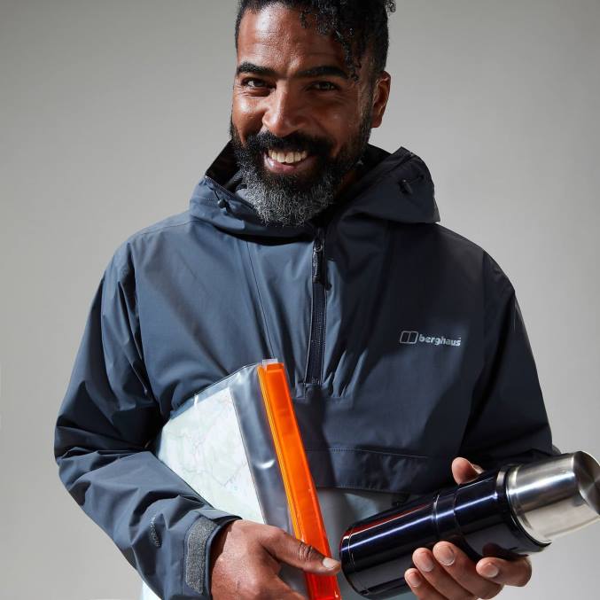 Berghaus moški oblačilna obleka 6JTH12 oblačila siva