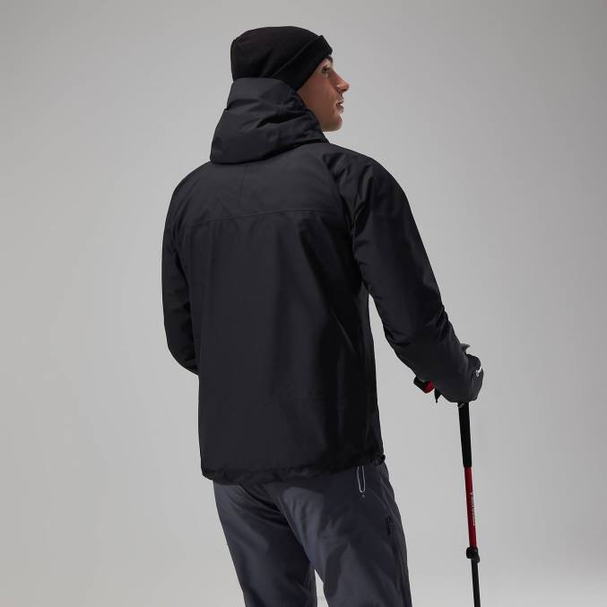 Berghaus moški paclite dynak jakna 6JTH10 oblačila Črna