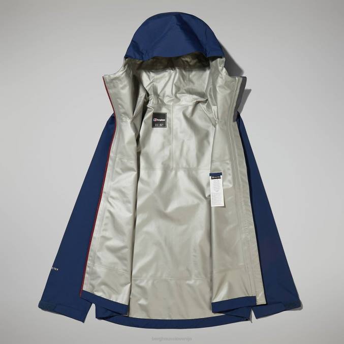 Berghaus moški paclite dynak jakna 6JTH25 oblačila temno modra/temno rdeča