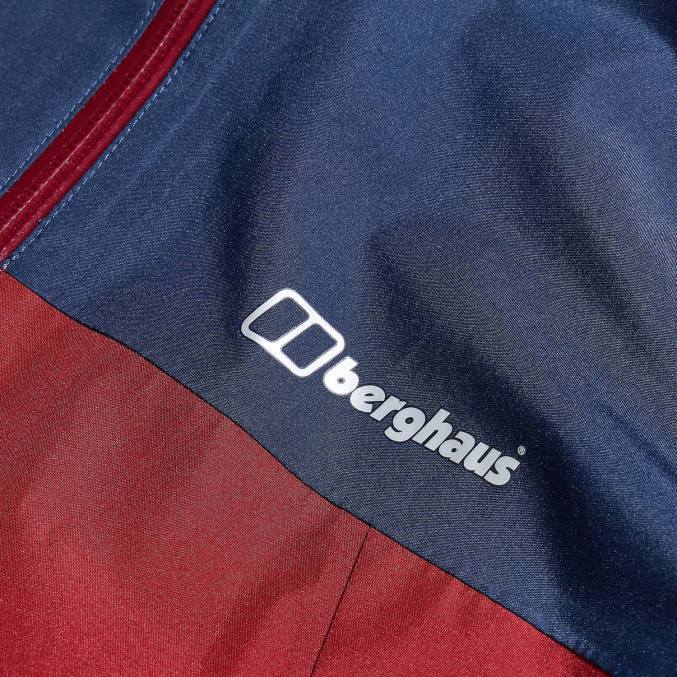 Berghaus moški paclite dynak jakna 6JTH25 oblačila temno modra/temno rdeča