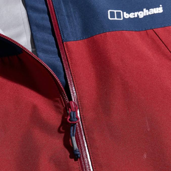 Berghaus moški paclite dynak jakna 6JTH25 oblačila temno modra/temno rdeča