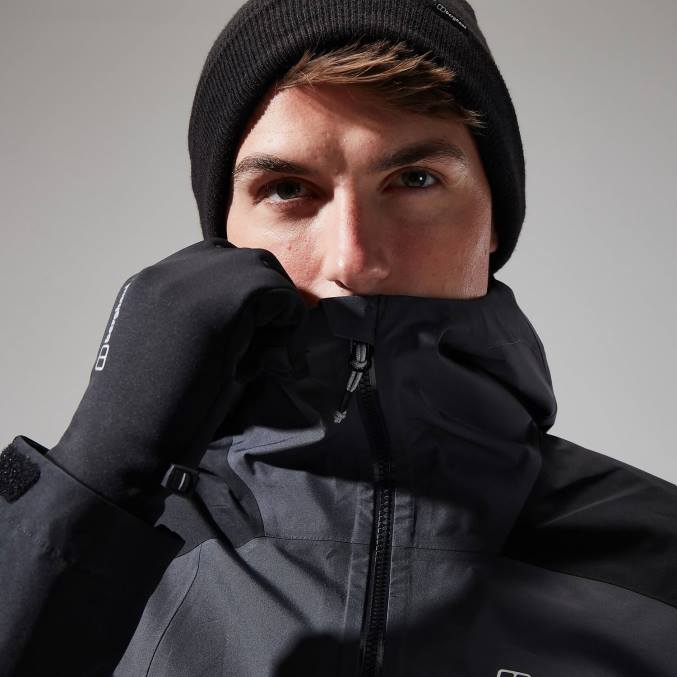 Berghaus moški paclite peak zračna jakna 6JTH38 oblačila siva/črna