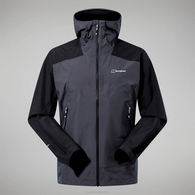 Berghaus moški paclite peak zračna jakna 6JTH38 oblačila siva/črna