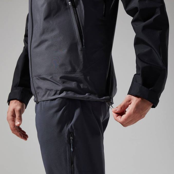 Berghaus moški paclite peak zračna jakna 6JTH38 oblačila siva/črna