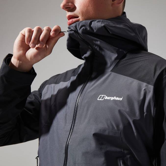 Berghaus moški paclite peak zračna jakna 6JTH38 oblačila siva/črna