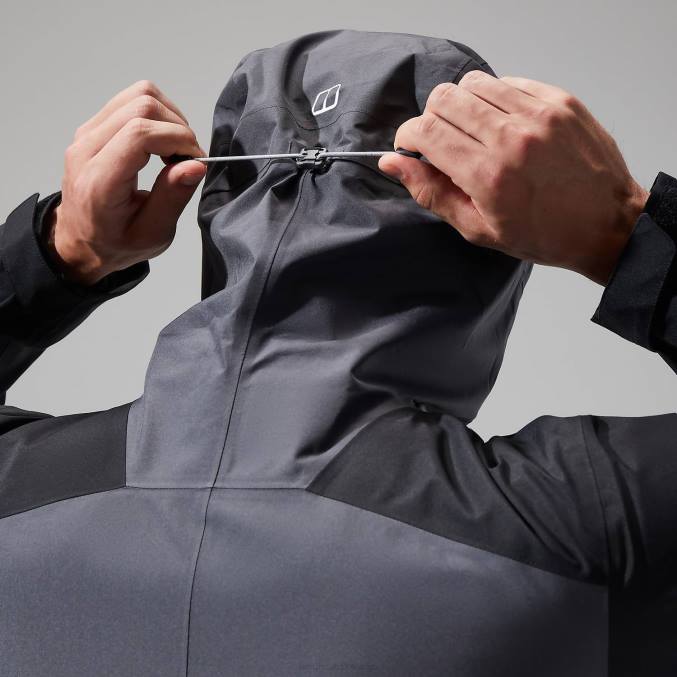 Berghaus moški paclite peak zračna jakna 6JTH38 oblačila siva/črna