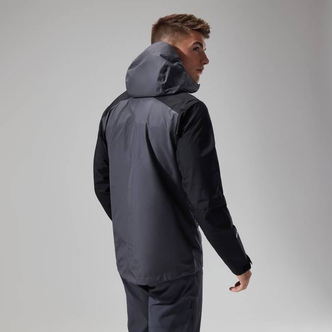 Berghaus moški paclite peak zračna jakna 6JTH38 oblačila siva/črna