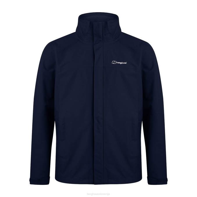 Berghaus moški rg alpha 2.0 nepremočljiva jakna 6JTH28 oblačila temno modra