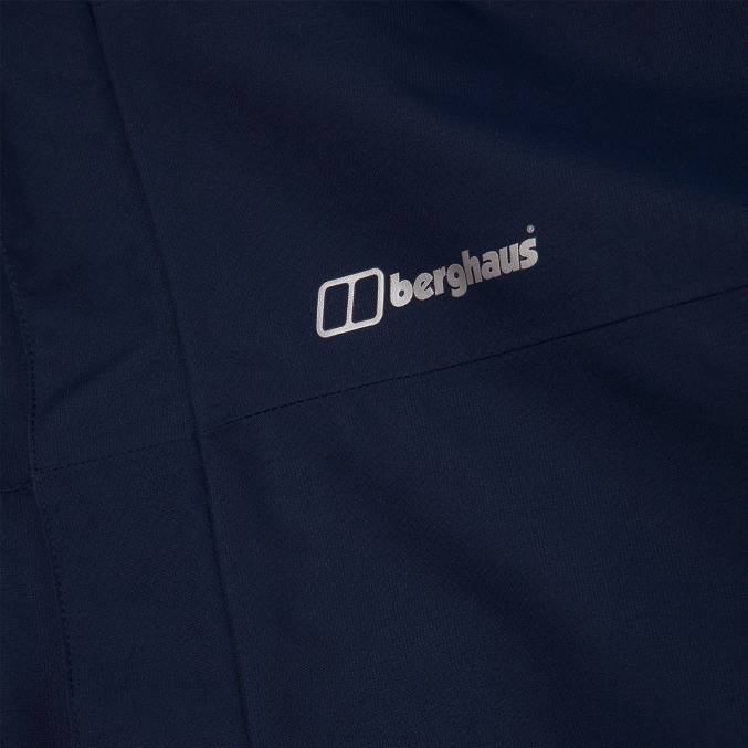 Berghaus moški rg alpha 2.0 nepremočljiva jakna 6JTH28 oblačila temno modra