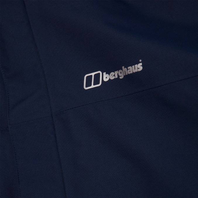 Berghaus moški rg alpha 2.0 nepremočljiva jakna 6JTH28 oblačila temno modra
