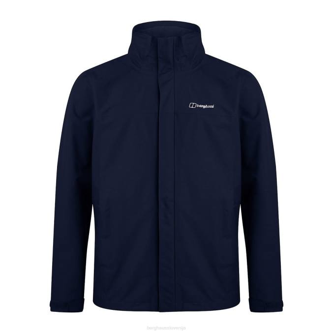 Berghaus moški rg alpha 2.0 nepremočljiva jakna 6JTH28 oblačila temno modra
