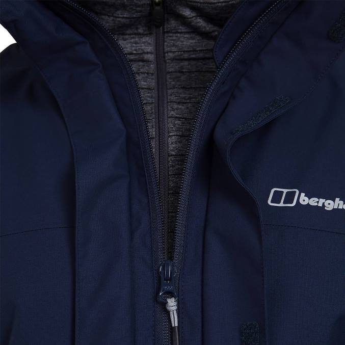 Berghaus moški rg alpha 2.0 nepremočljiva jakna 6JTH28 oblačila temno modra