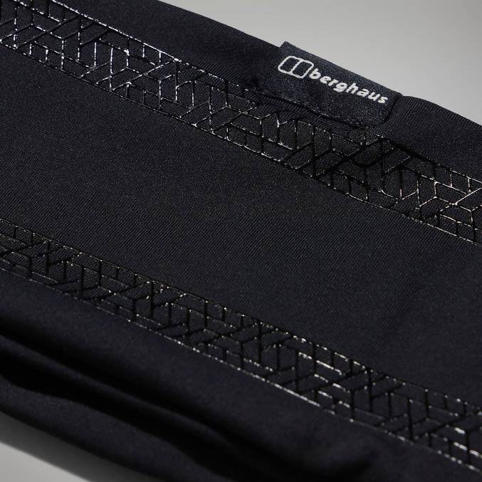 Berghaus ženske pregibni naglavni trak 6JTH290 pokrivala Črna