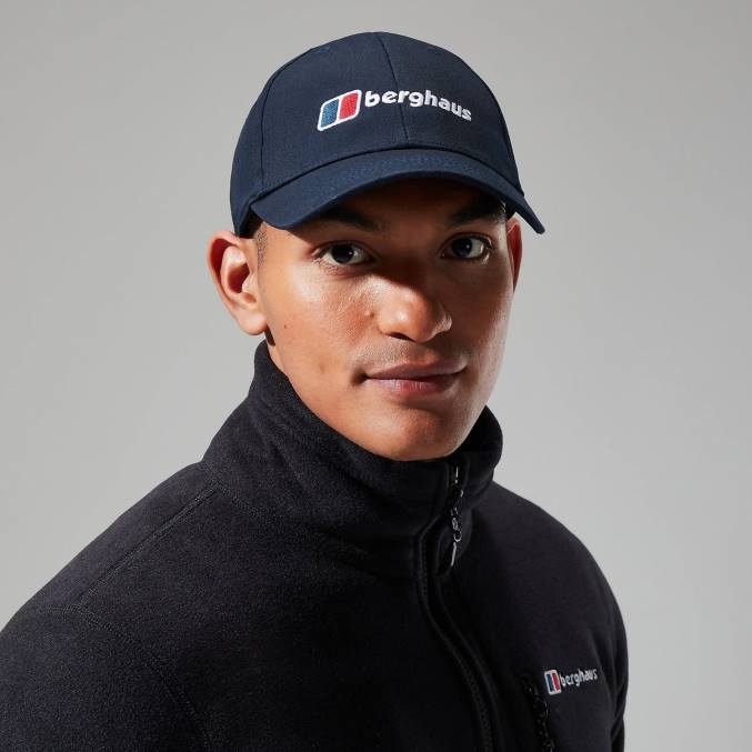 Berghaus uniseks kapica za prepoznavo logotipa 6JTH273 pokrivala modra