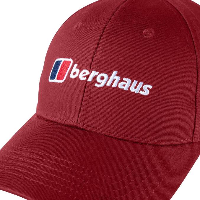 Berghaus uniseks kapica za prepoznavo logotipa 6JTH280 pokrivala temno rdeča