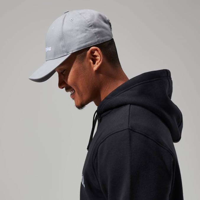 Berghaus uniseks kapica za prepoznavo logotipa 6JTH281 pokrivala siva