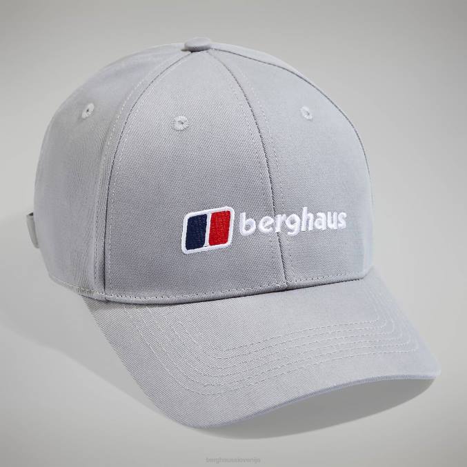 Berghaus uniseks kapica za prepoznavo logotipa 6JTH281 pokrivala siva