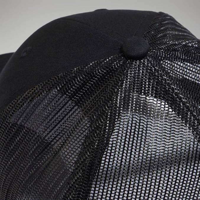 Berghaus uniseks tovornjakarska kapa z prepoznavnim logotipom 6JTH274 pokrivala Črna