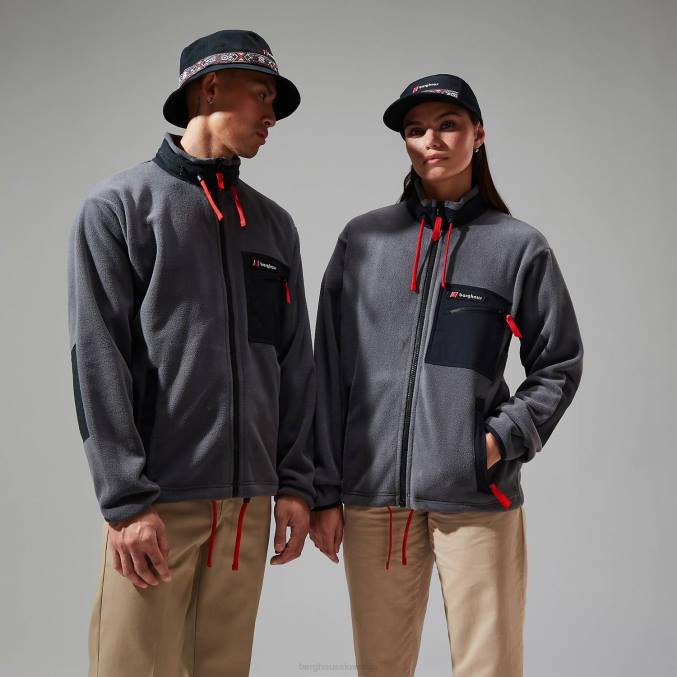 Berghaus ženske ascent 91 flis jakna 6JTH451 oblačila siva