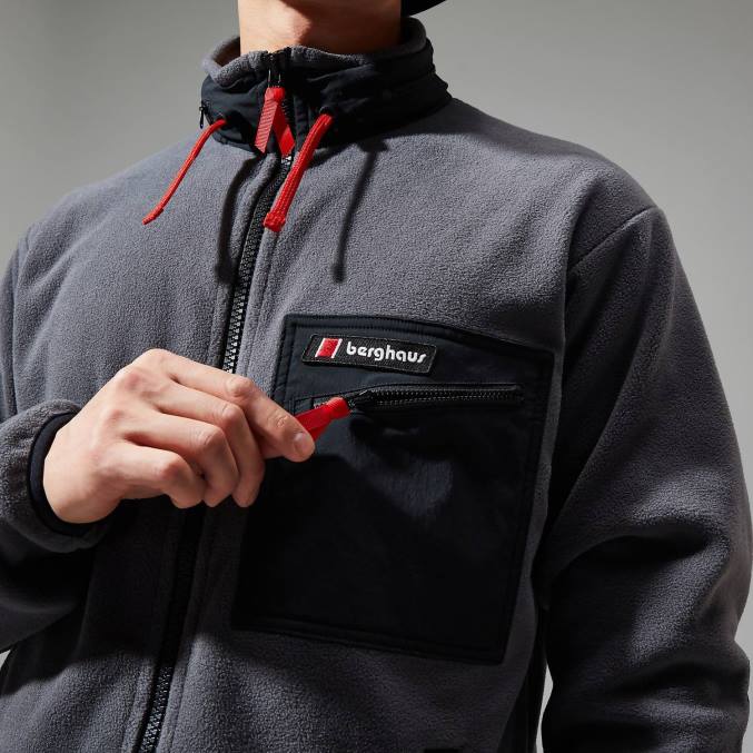 Berghaus ženske ascent 91 flis jakna 6JTH451 oblačila siva