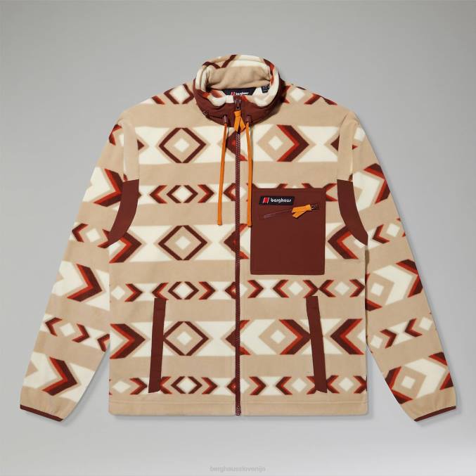 Berghaus ženske ascent 91 flis jakna 6JTH459 oblačila naravna/rjava