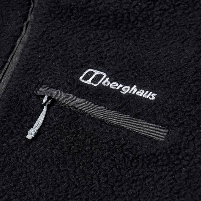 Berghaus ženske darria polovična zadrga 6JTH454 oblačila Črna