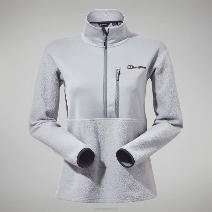 Berghaus ženske fadley polovična zadrga 6JTH423 oblačila siva