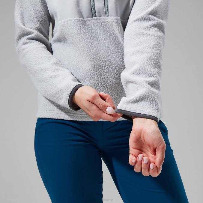 Berghaus ženske fadley polovična zadrga 6JTH423 oblačila siva