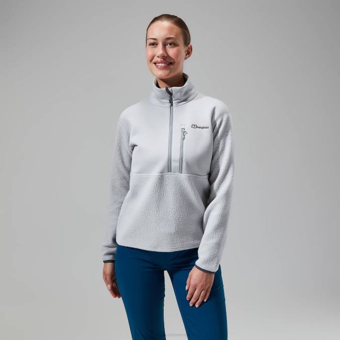 Berghaus ženske fadley polovična zadrga 6JTH423 oblačila siva