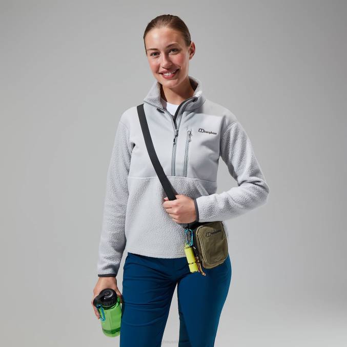 Berghaus ženske fadley polovična zadrga 6JTH423 oblačila siva