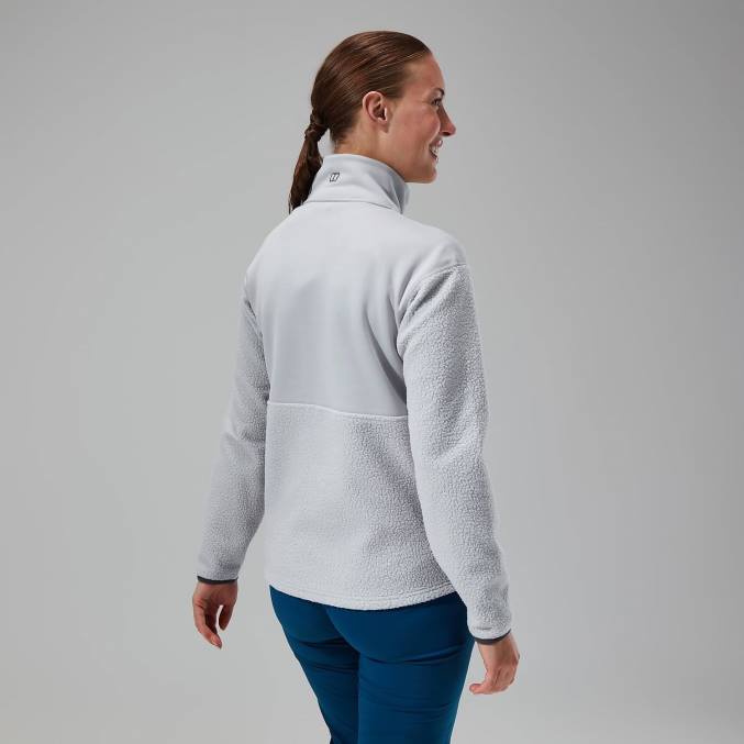 Berghaus ženske fadley polovična zadrga 6JTH423 oblačila siva