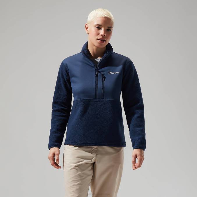 Berghaus ženske fadley polovična zadrga 6JTH424 oblačila modra