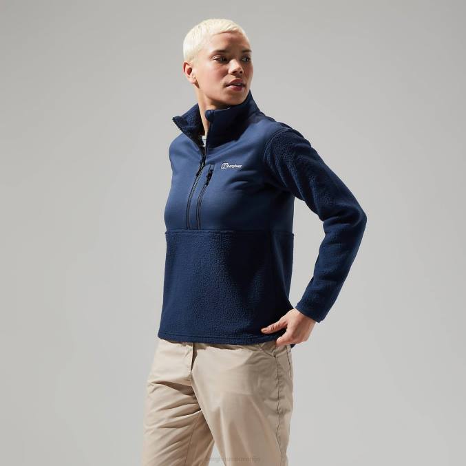 Berghaus ženske fadley polovična zadrga 6JTH424 oblačila modra