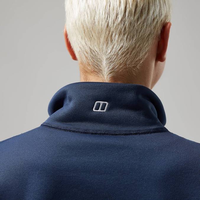 Berghaus ženske fadley polovična zadrga 6JTH424 oblačila modra