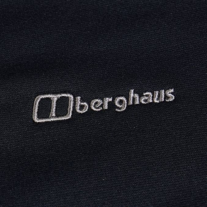 Berghaus ženske flis s pol zadrgo fadley 6JTH425 oblačila Črna