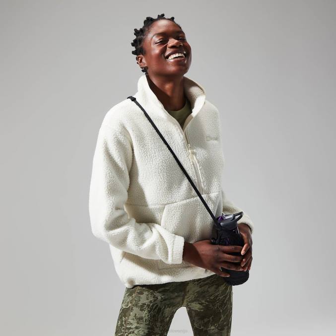 Berghaus ženske hawksker flis s pol zadrgo 6JTH450 oblačila naravno