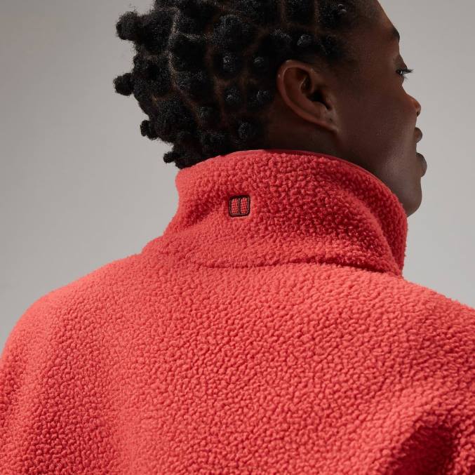 Berghaus ženske hawksker polovična zadrga 6JTH449 oblačila rdeča