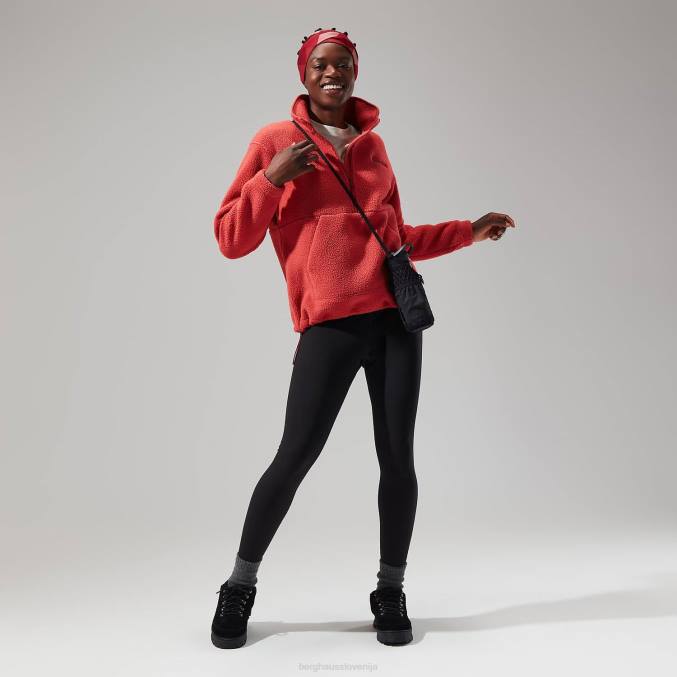 Berghaus ženske hawksker polovična zadrga 6JTH449 oblačila rdeča