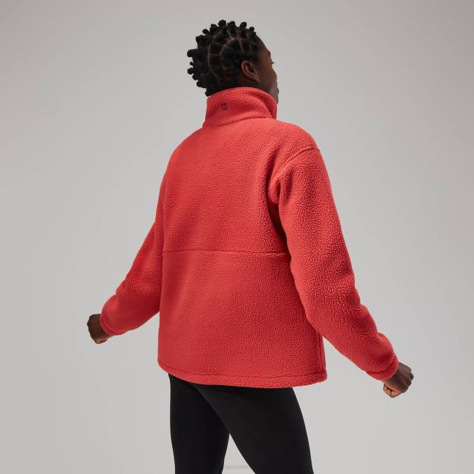 Berghaus ženske hawksker polovična zadrga 6JTH449 oblačila rdeča