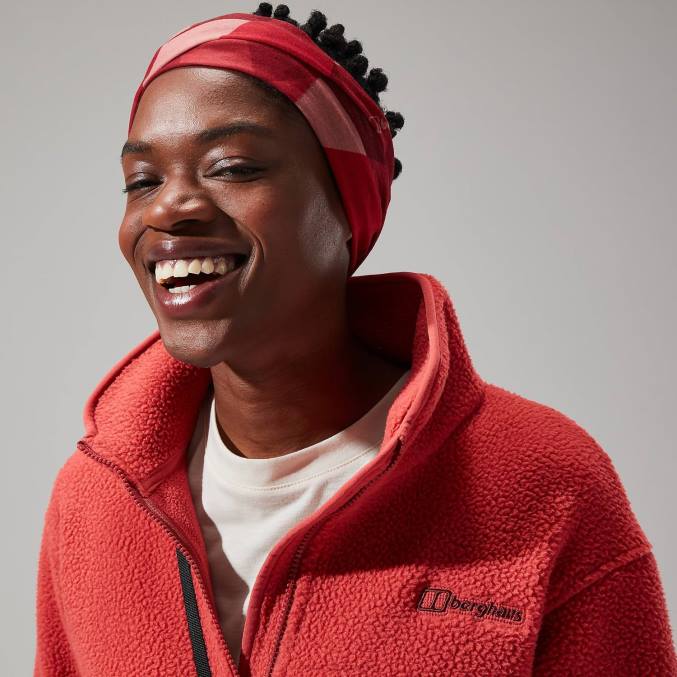 Berghaus ženske hawksker polovična zadrga 6JTH449 oblačila rdeča