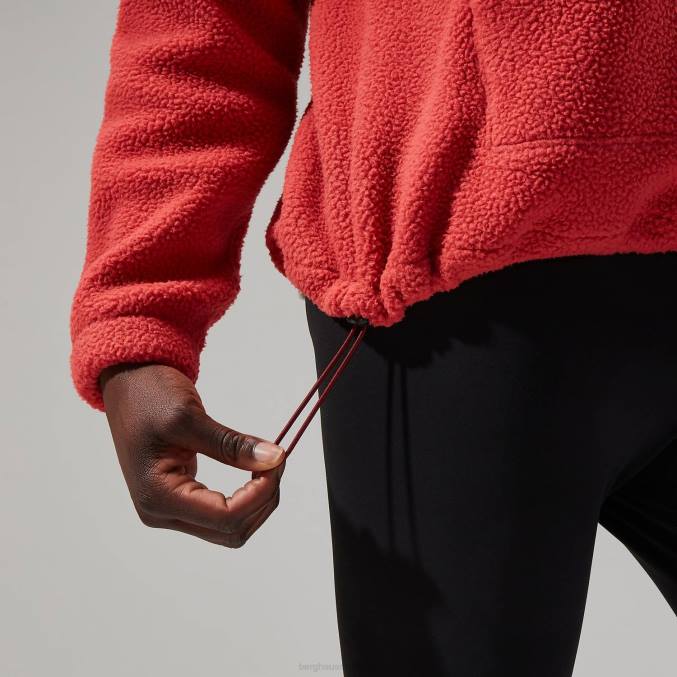 Berghaus ženske hawksker polovična zadrga 6JTH449 oblačila rdeča