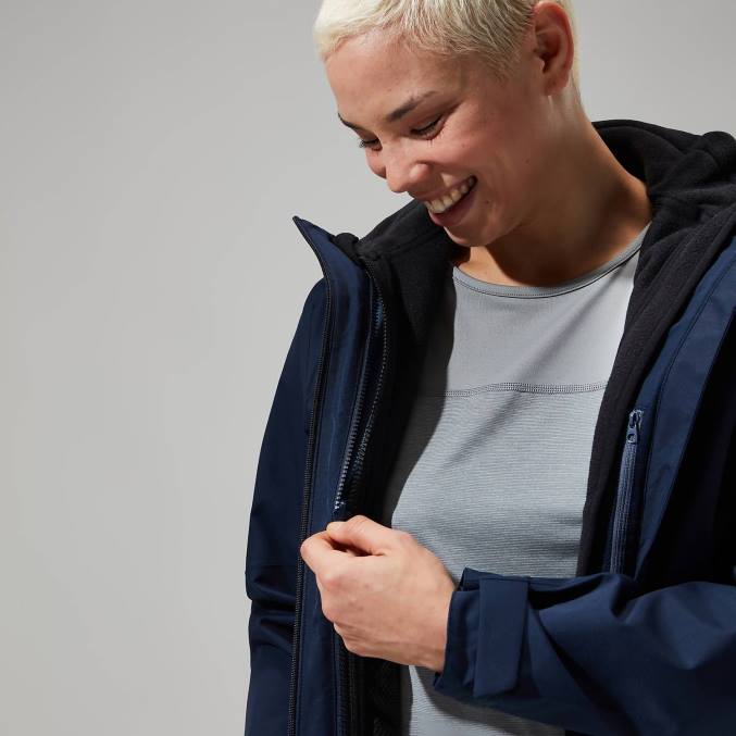 Berghaus ženske interaktivni jopič prism polartec 6JTH441 oblačila Črna