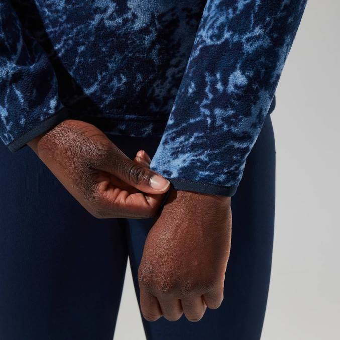 Berghaus ženske navala flis s pol zadrgo 6JTH433 oblačila modra/temno modra