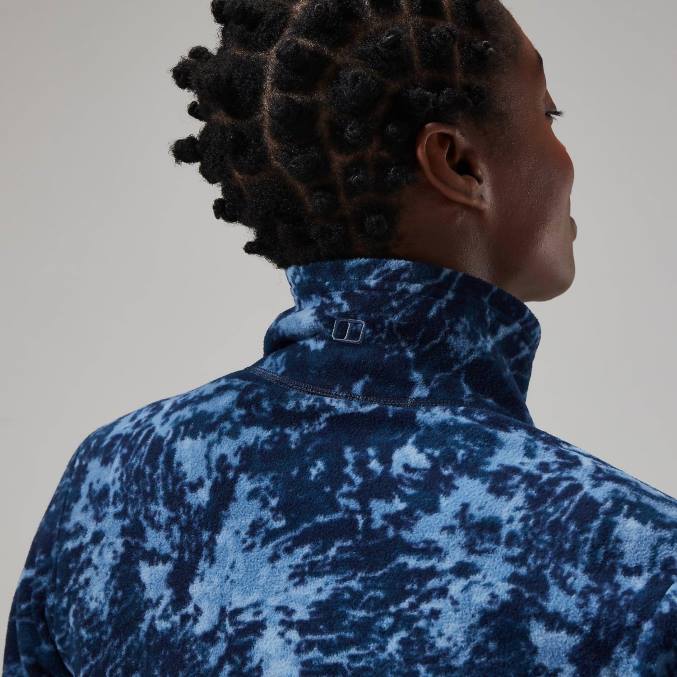 Berghaus ženske navala flis s pol zadrgo 6JTH433 oblačila modra/temno modra