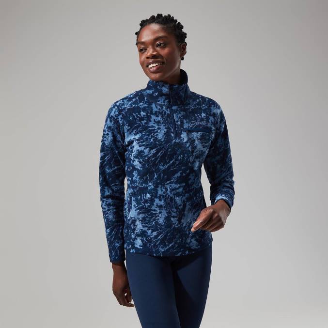 Berghaus ženske navala flis s pol zadrgo 6JTH433 oblačila modra/temno modra
