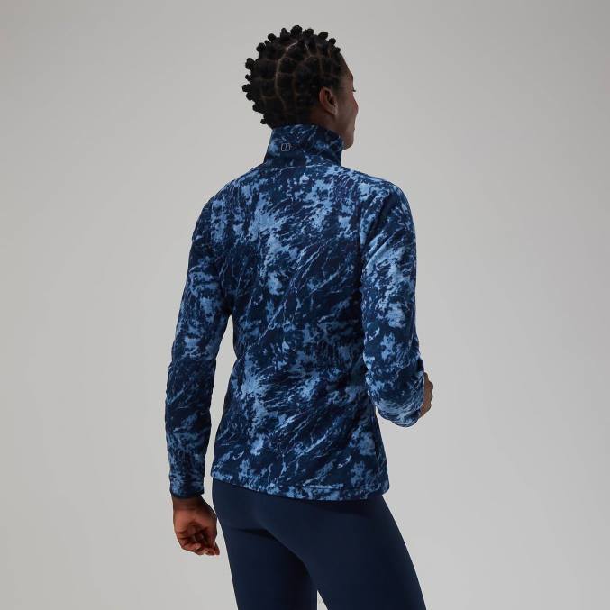 Berghaus ženske navala flis s pol zadrgo 6JTH433 oblačila modra/temno modra